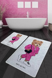 Mijölnir Boss Girl Djt Juego de alfombras de baño Multicolor